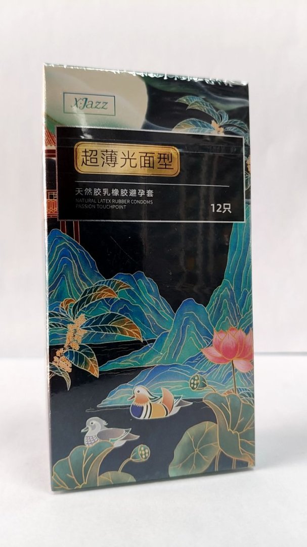 X˙JAZZ天然胶乳橡胶避孕套超薄光面型